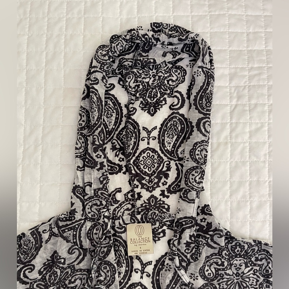 The Balance Collection by Marika Paisley Hooded Tunic Beach Coverup size Small - Picture 7 of 10